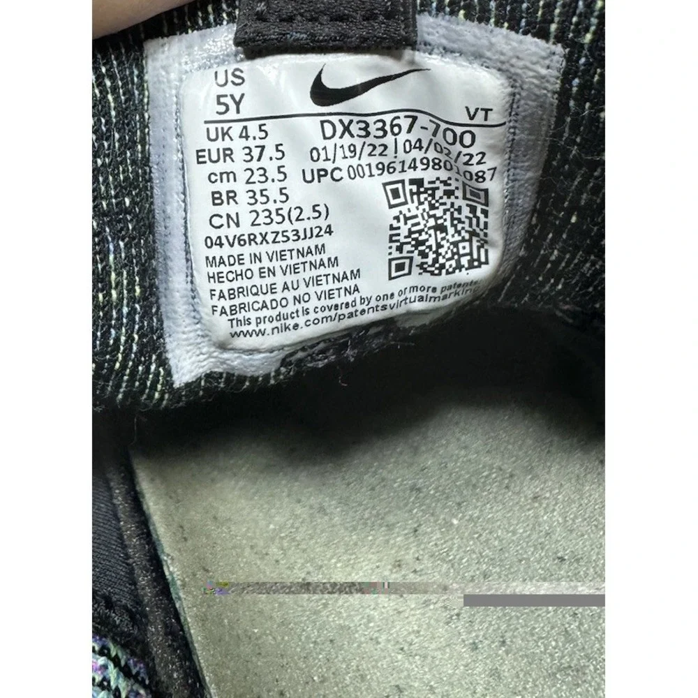 Nike Air VaporMax 2021 Flyknit Next Nature Blue DX3367-700 Womens Size 6.5 / 5y